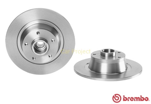 Tarcza hamulcowa tył Brembo  Renault Megane 3 R.S. (DZ0/1_)