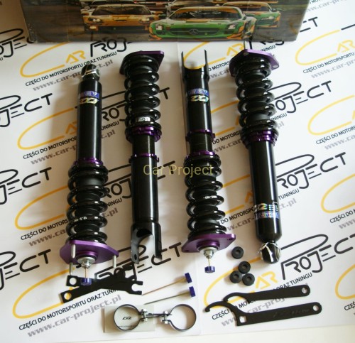 Zawieszenie gwintowane / coilover set D2 Racing  Street  Nissan Sunny/Pulsar N14  2WD