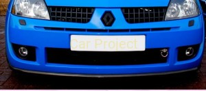 Przednia dokładka zderzaka carbon Clio 2 Sport PH2 & PH3