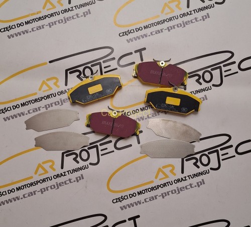 Klocki hamulcowe na przód /EBC Yellowstuff/ Clio 2 Sport RS