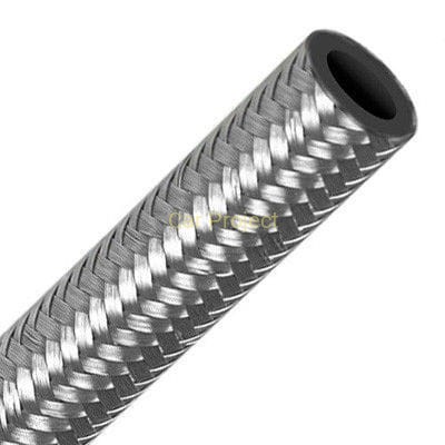 Wąż / przewód paliwowy w stalowym oplocie  IRP  6mm/11mm